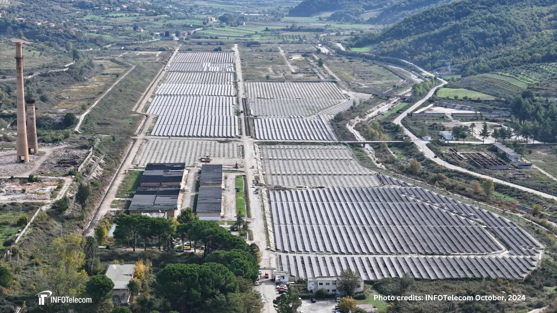 GreeNNat Solar Park in Ballsh, Albania